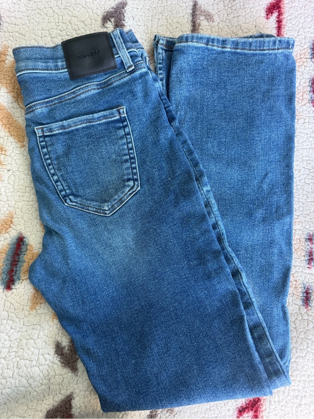 Blue Denim Jeans - Casual Straight Fit